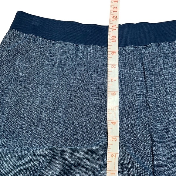 ELLEN TRACY Linen Blend Stretch Waist Joggers Adjustable Rusching at Hem Sz M - Picture 6 of 9